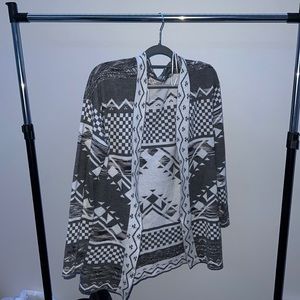 Grey Patterned Sweater